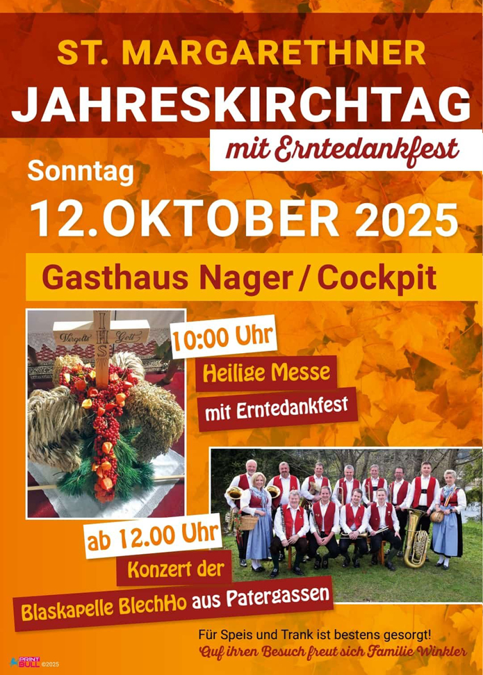 Jahreskirchtag beim Gasthof Nager in St. Margarethen bei Patergassen